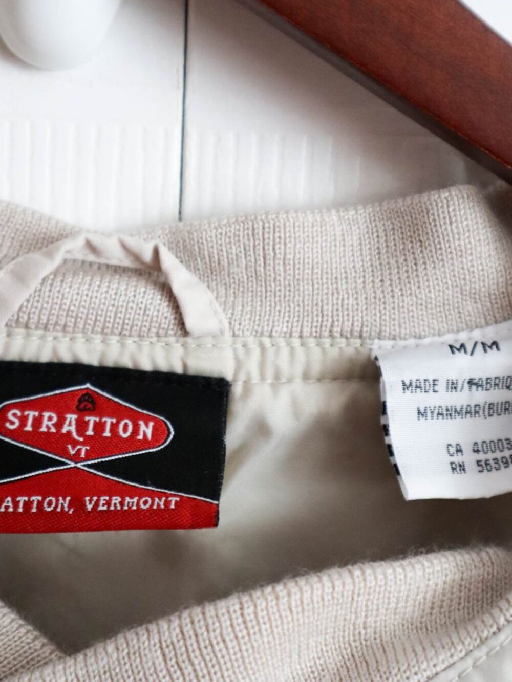 Stratton Vermont Country Club Men's Golf Pullover Windbreaker Jacket Sz Medium - Picture 9 of 9
